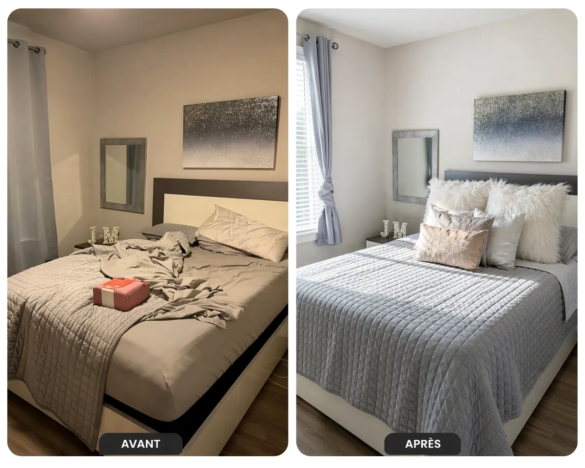 Remise en état chambre Airbnb Montpellier — BrightNest Services